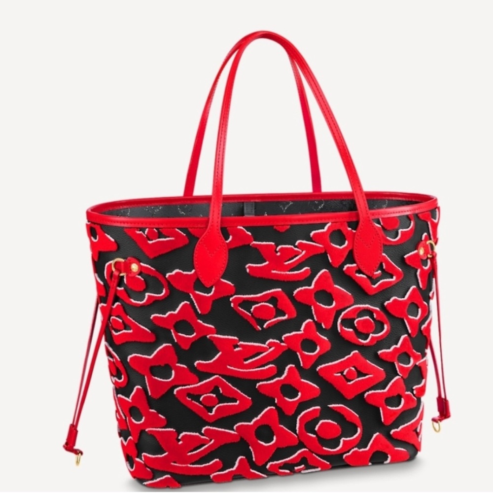 LOUIS VUITTON LTD EDITION URS FISCHER NEVERFULL MM W/POUCH LNC